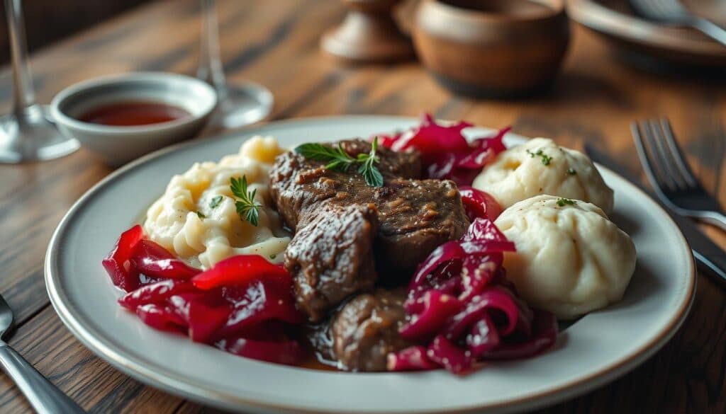 Beilagen zum Rinderschmorbraten