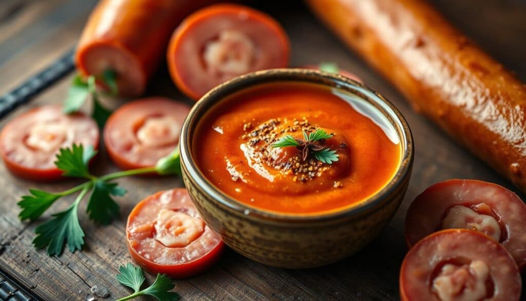 Einfache Currywurst Soße