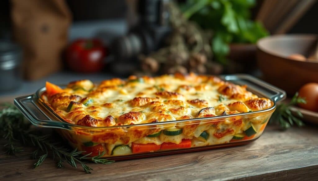 Gemüseauflauf überbacken