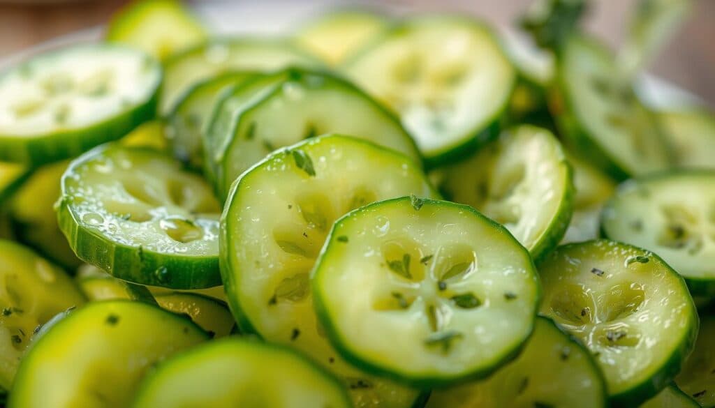 Gurkensalat Essig Öl