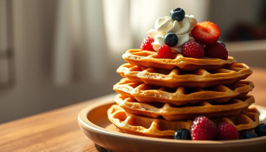 Knusprige Waffeln