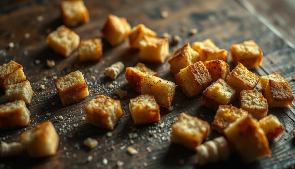Toastbrot-Croutons Toastbrot-Croutons