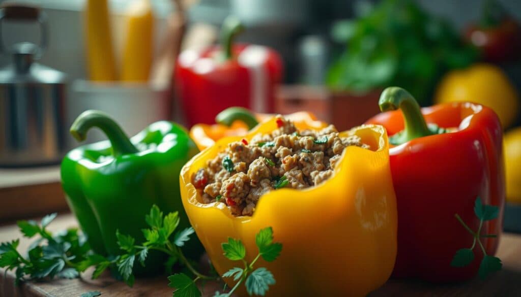 Gefüllte Paprika Zubereitung Gefüllte Paprika Zubereitung