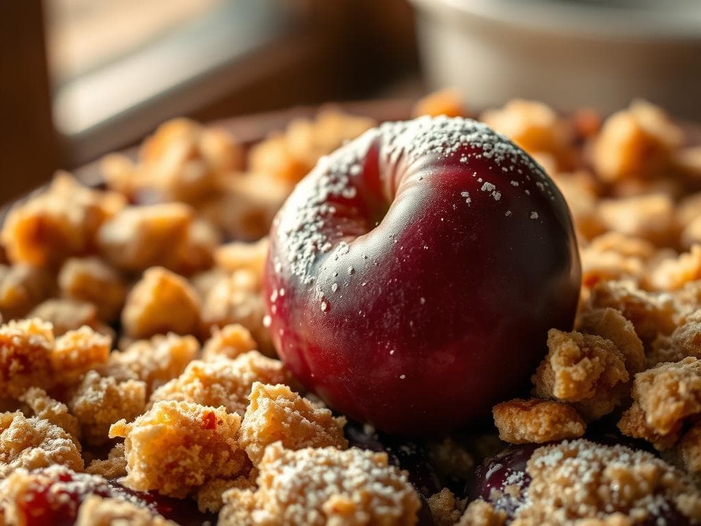 Zwetschgen Crumble schnell