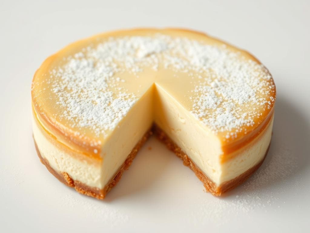 Quarkkuchen ohne Boden mit Puddingpulver