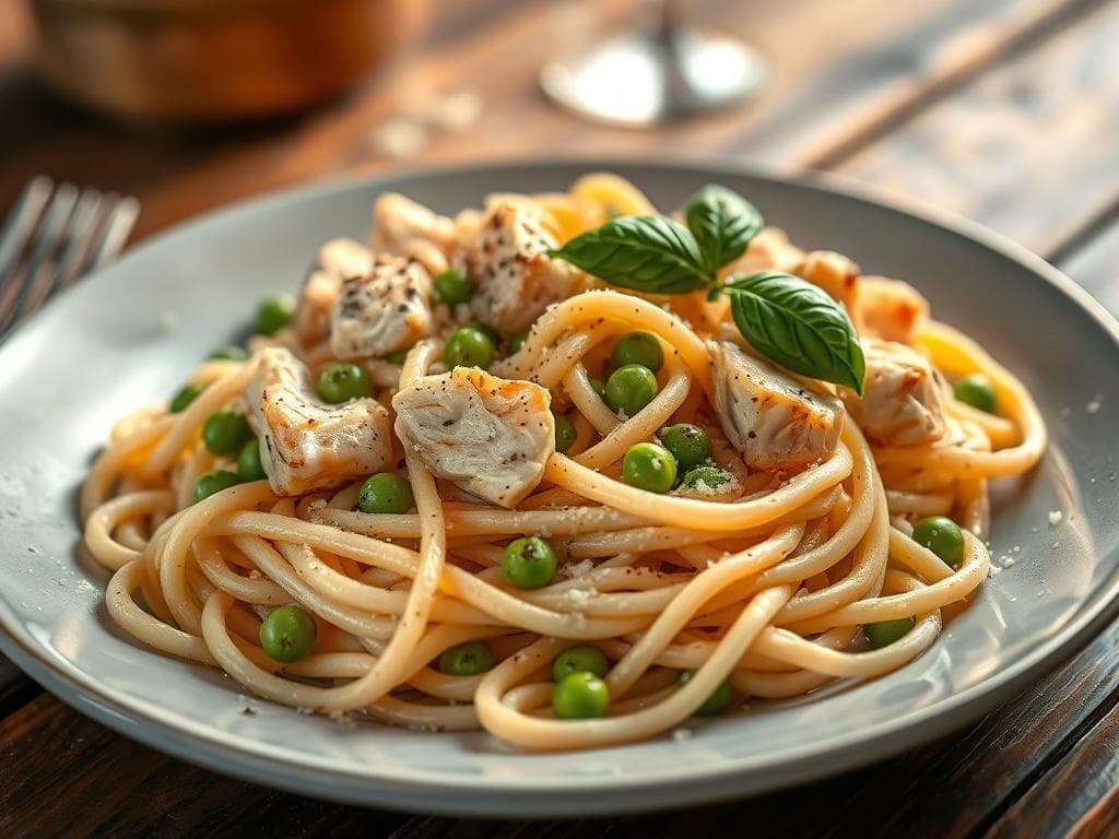 Spaghetti alla panna
