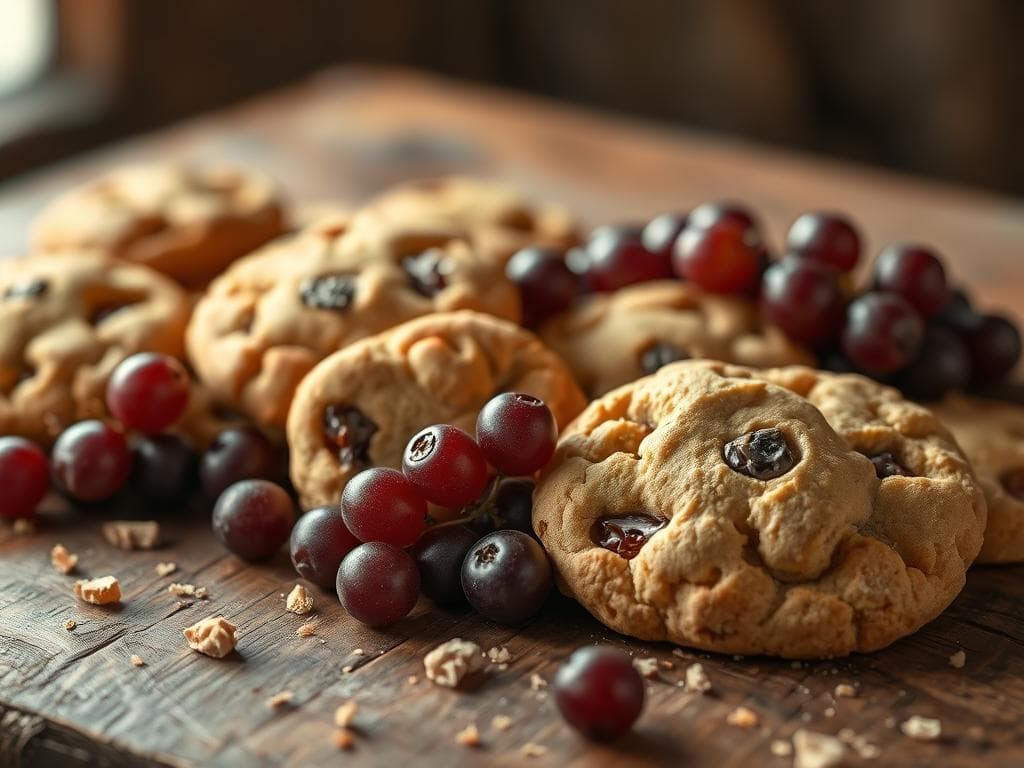 Weintrauben Cookies Dessert