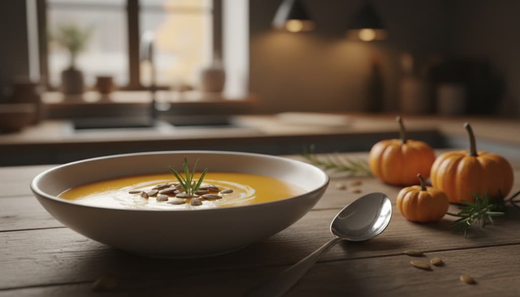 Kürbissuppe klassisch modern