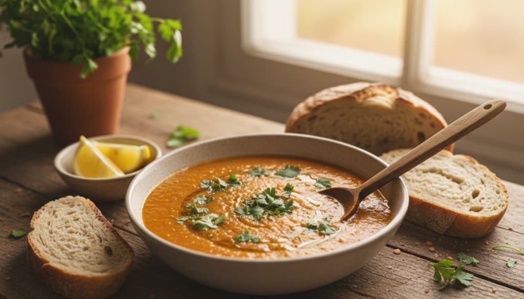 Serviervorschläge Linsensuppe