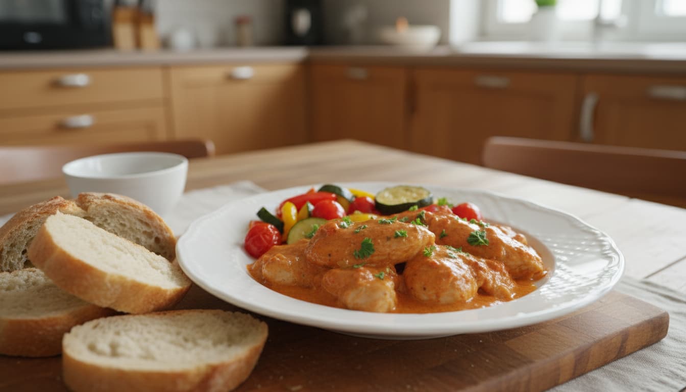 Paprika Sahne Hähnchen