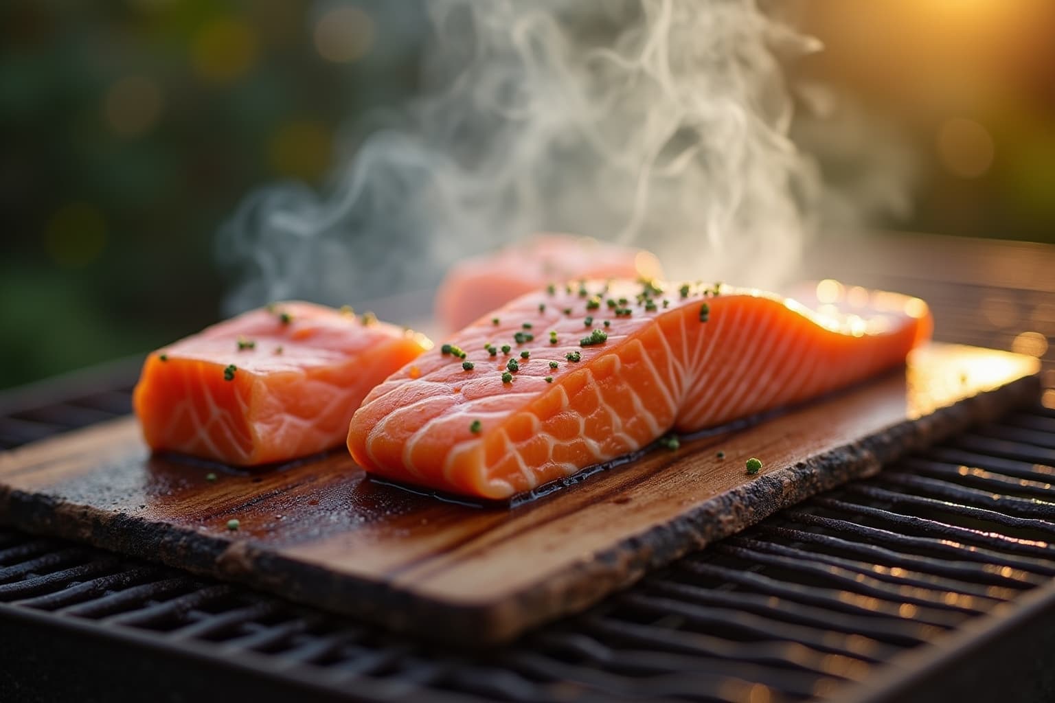 lachs auf zedernholz-Titel