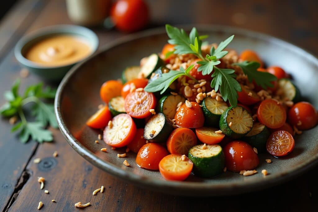 ofengemüse mit tahini-Titel