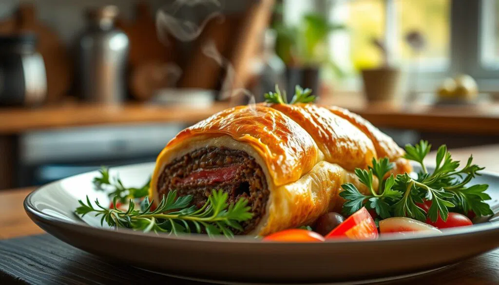 Beef Wellington backen