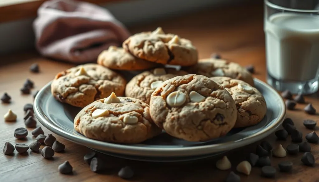 Cookies mit weißer Schokolade Cookies mit weißer Schokolade