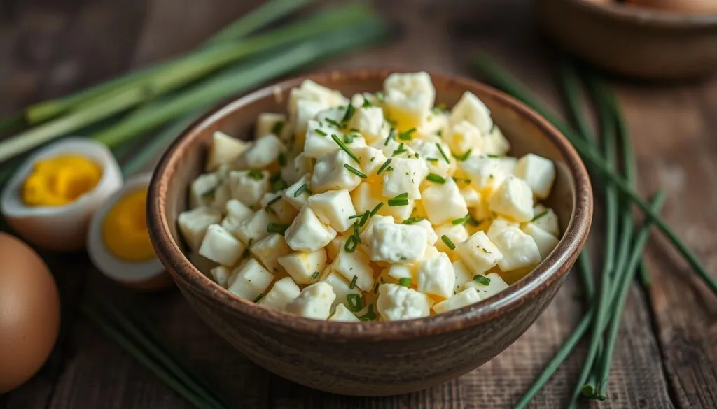 Eiersalat mit Schnittlauch
