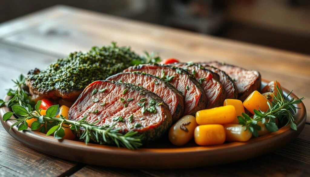 Fleischpräsentation