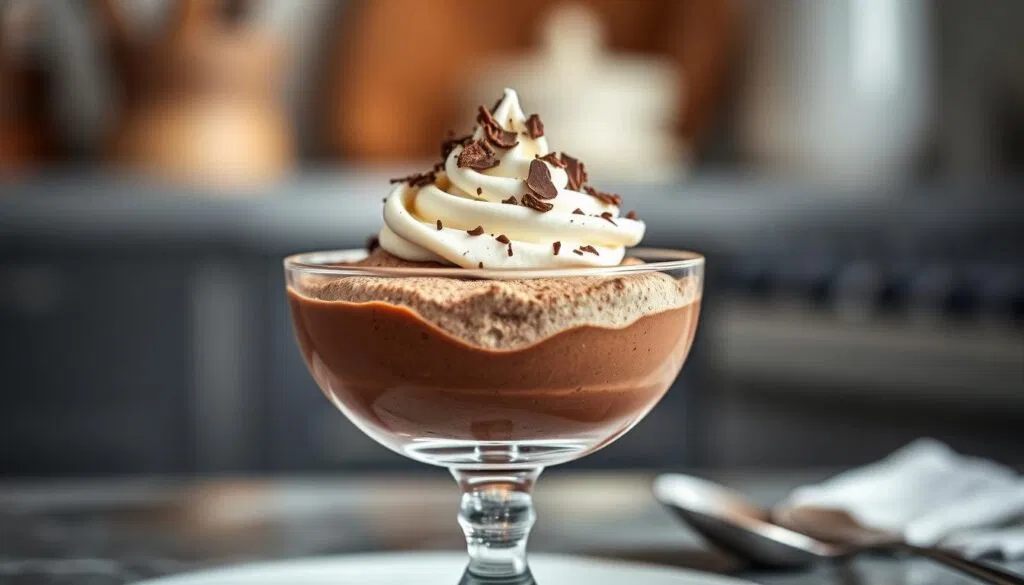 Französische Mousse au Chocolat