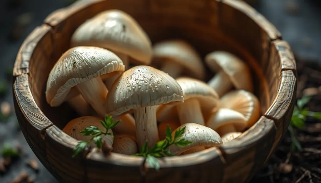 Frische Champignons