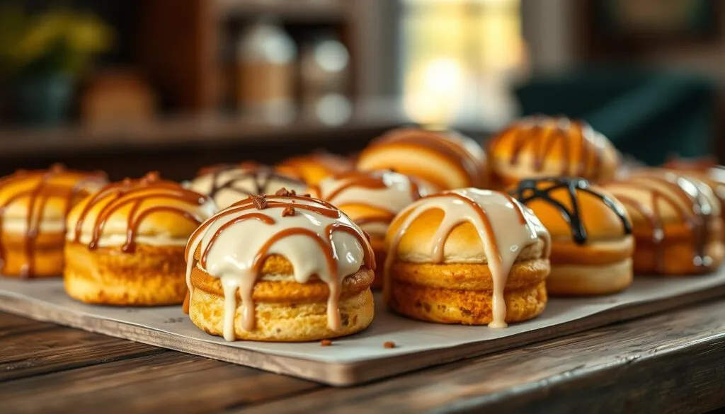 Gebäck mit Zuckerguss