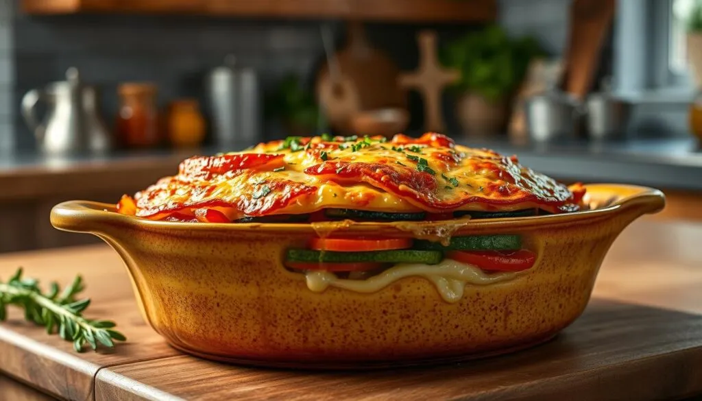 Gemüseauflauf überbacken
