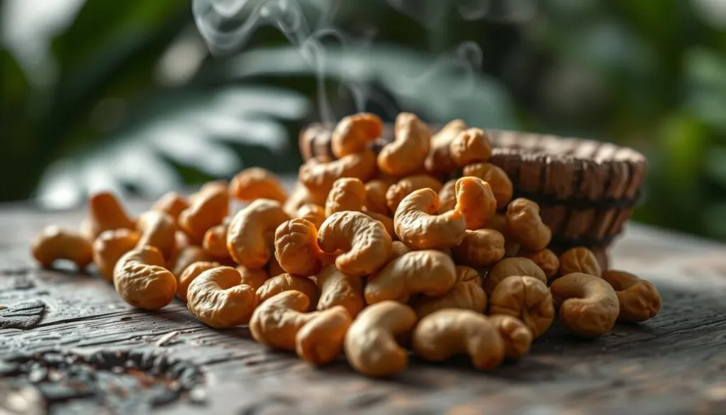 Geröstete Cashewkerne Geröstete Cashewkerne