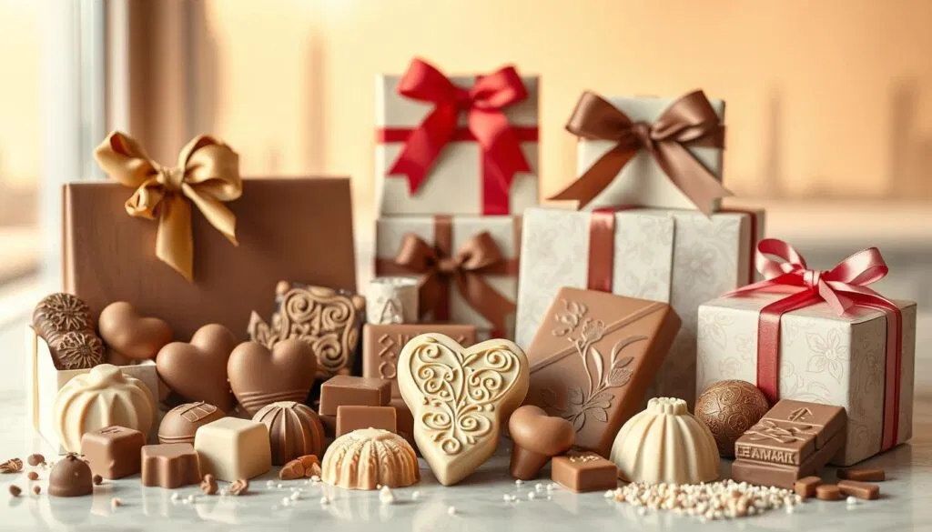 Geschenke aus selbstgemachter Schokolade