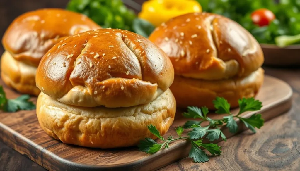 Glutenfreie und vegane Brioche Burger Buns