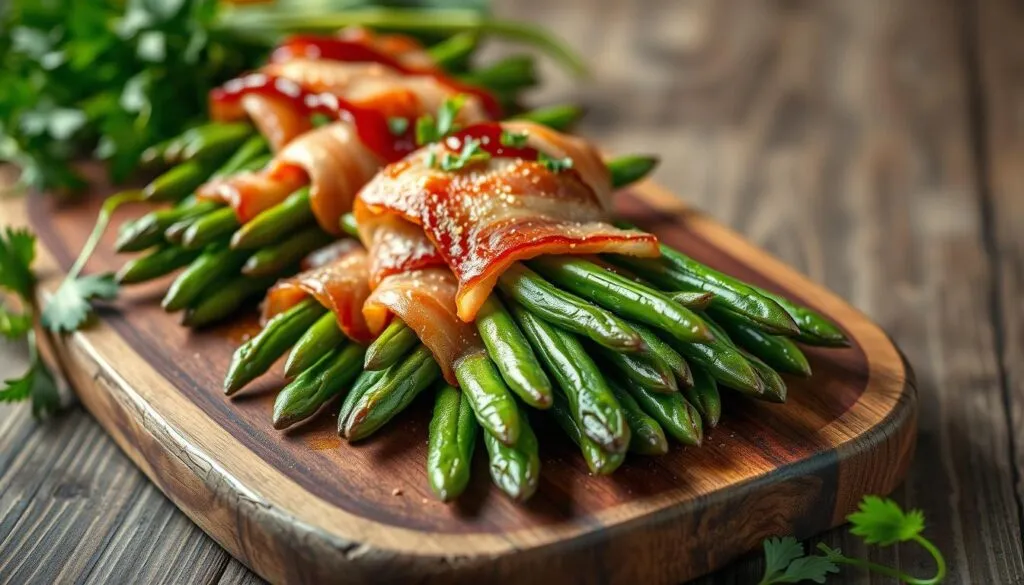 Grüne Bohnen im Speckmantel Grüne Bohnen im Speckmantel