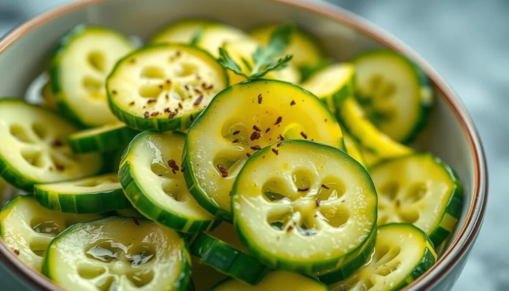 Gurkensalat Essig Öl