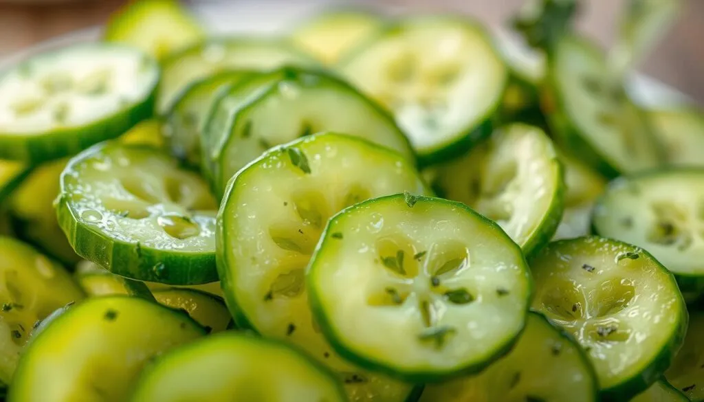 Gurkensalat Essig Öl