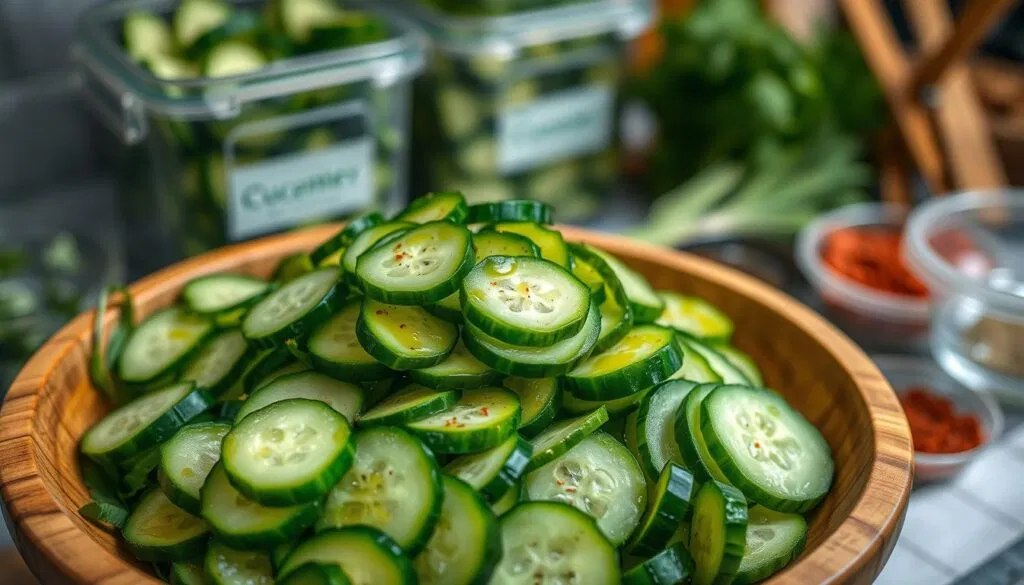 Gurkensalat Zubereitung