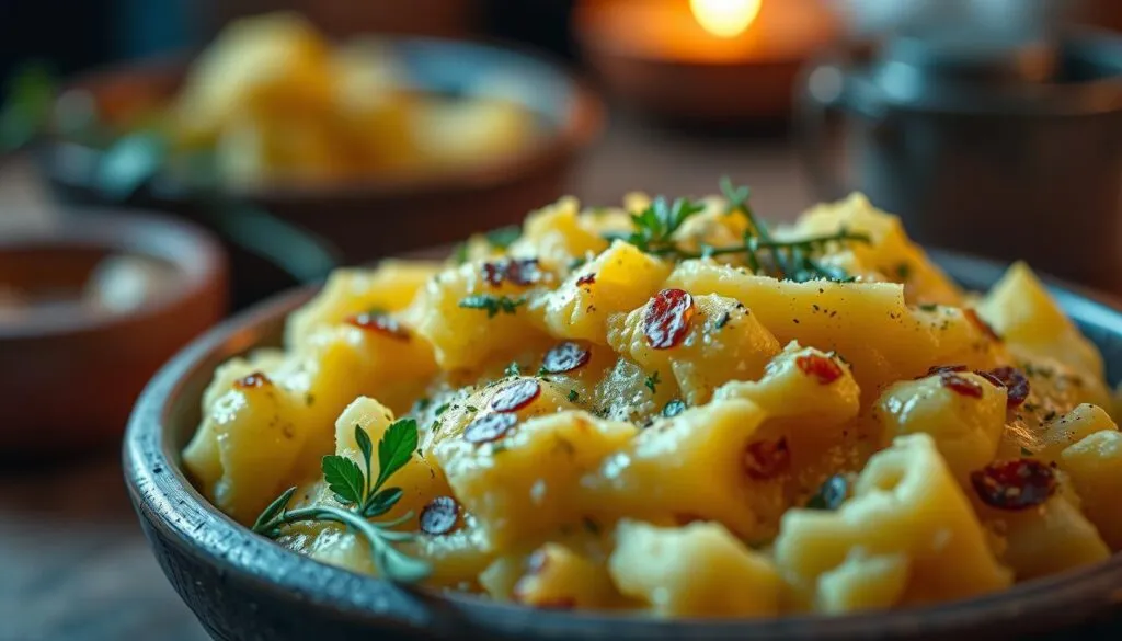 Hausgemachte Kartoffelstampf