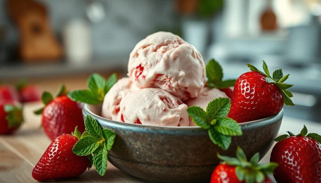 Homemade ice cream