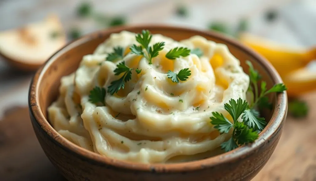 Kartoffelstampf mit Knoblauch Kartoffelstampf mit Knoblauch