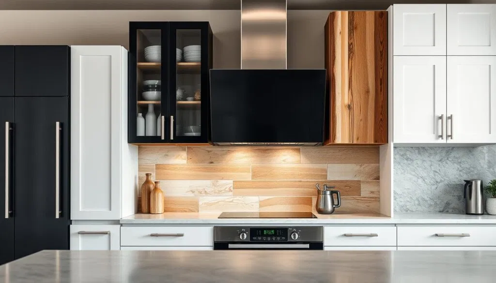 Küchenfronten verschiedener Materialien Küchenfronten verschiedener Materialien