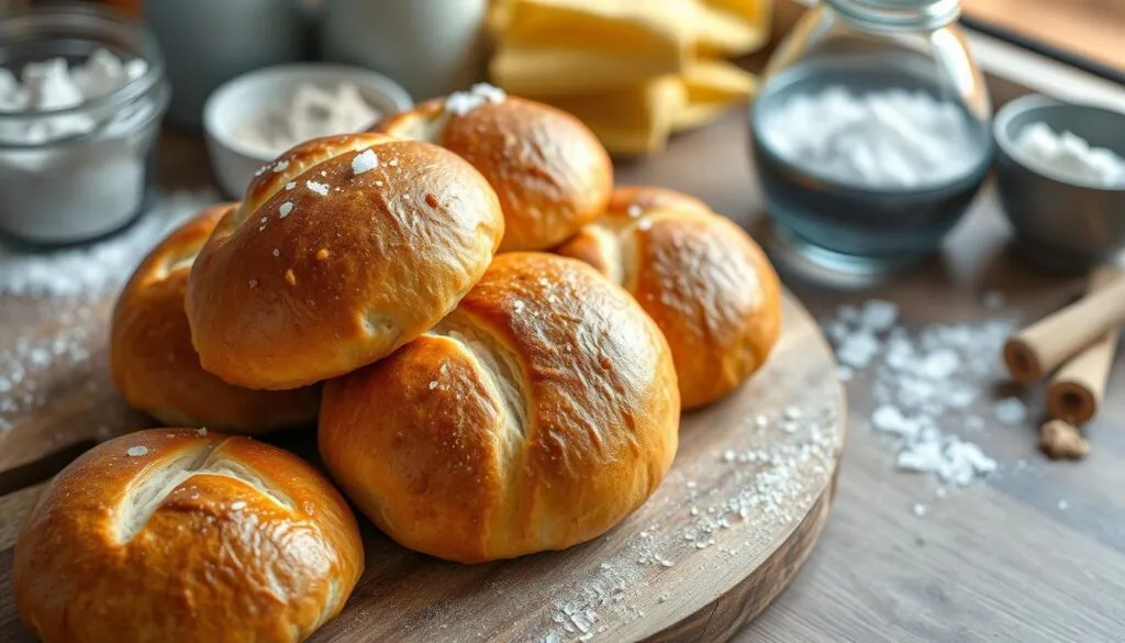 Laugenbrötchen backen Laugenbrötchen backen