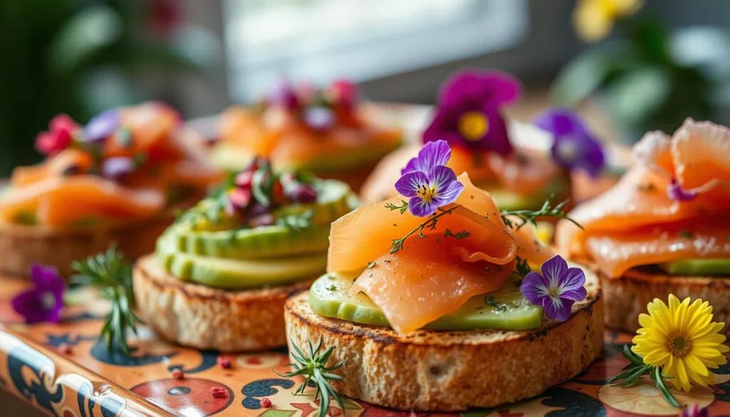Party-Snacks mit Toastbrot