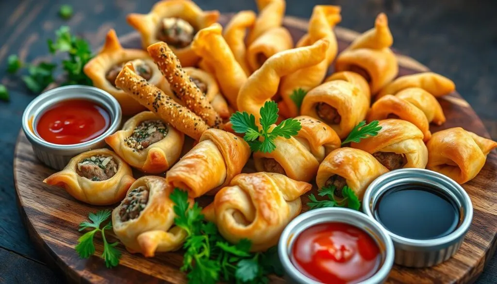 Partysnacks mit Blätterteig