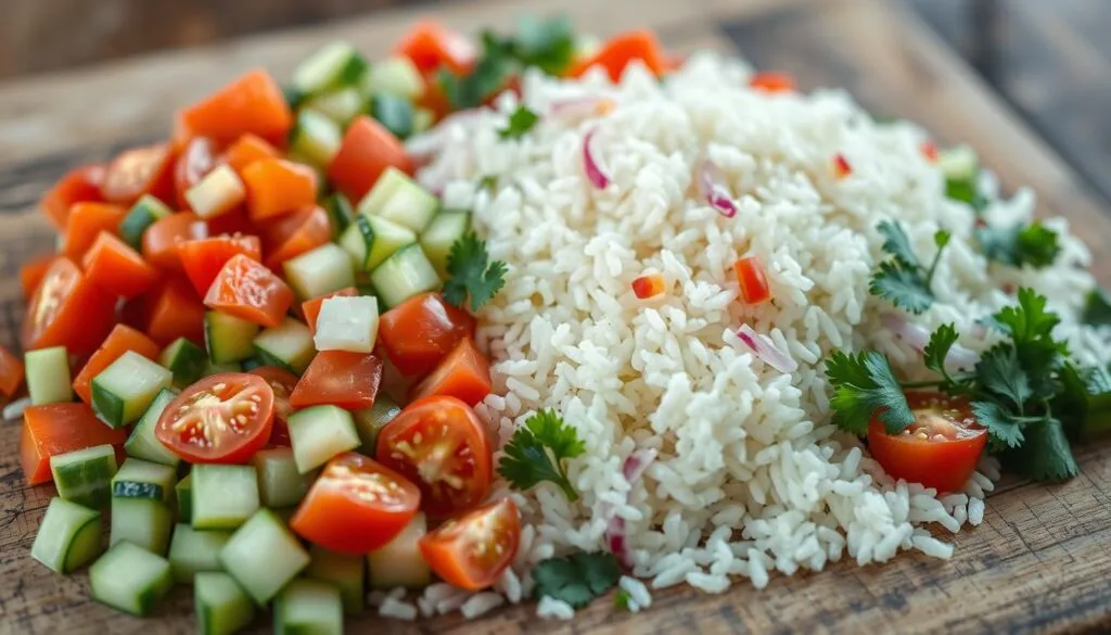 Reissalat-Zutaten