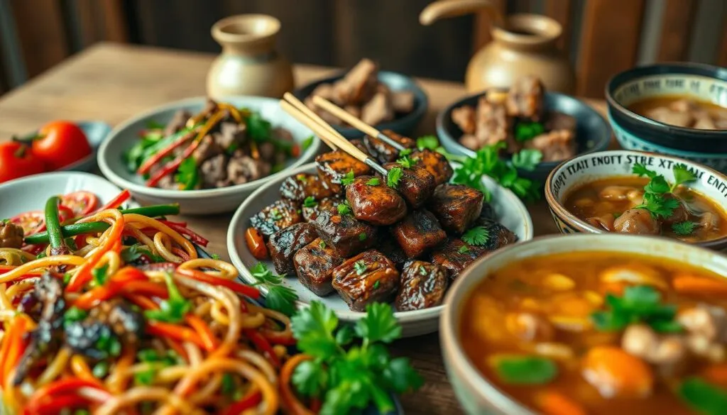 Rindfleisch asiatisch