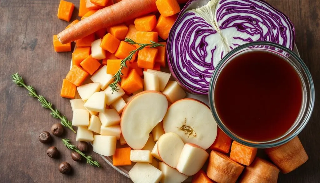 Rotkohlsuppe Zutaten