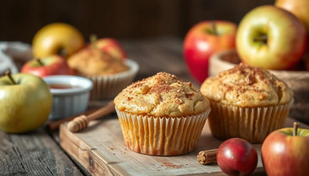 Saftige Apfelmuffins