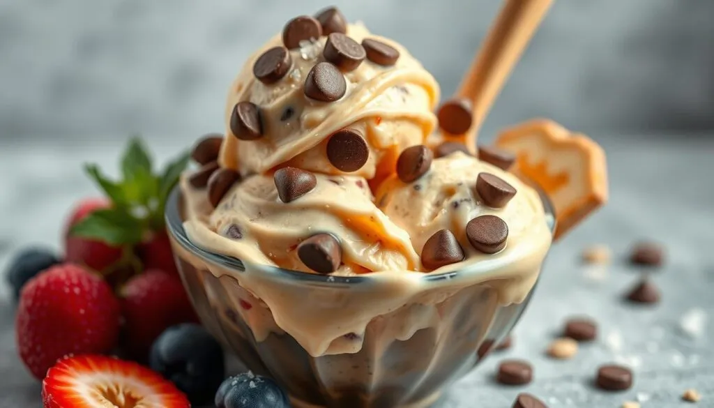 Saisonale Eiskremekombinationen