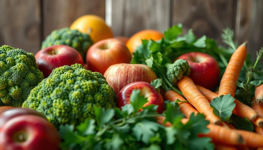 Saisonale Früchte und Gemüse Saisonale Früchte und Gemüse