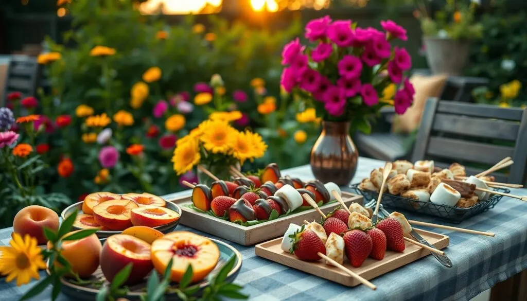 Schneller Nachtisch zum Grillen