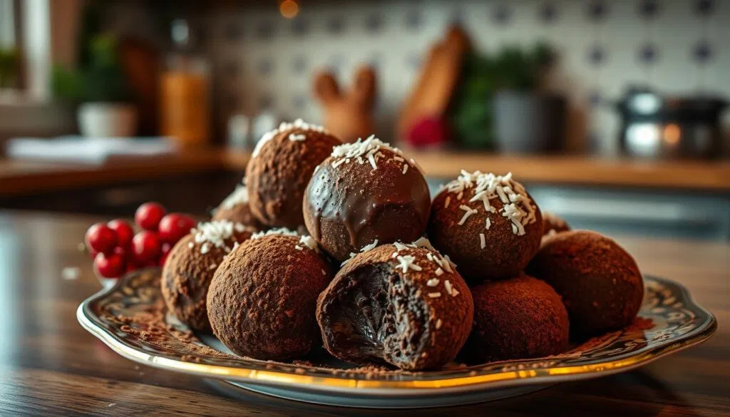 Schokoladenrumkugeln