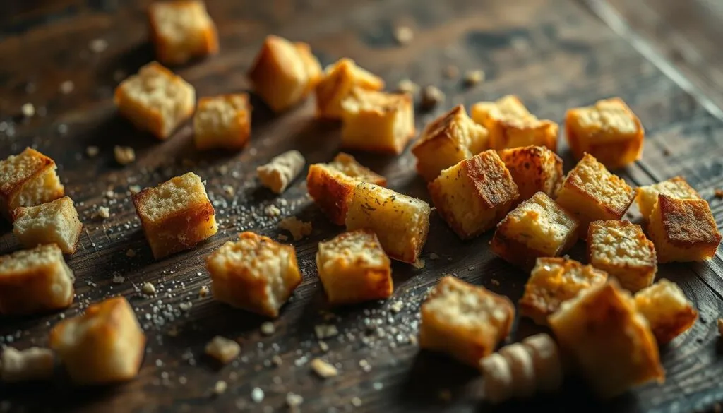 Toastbrot-Croutons