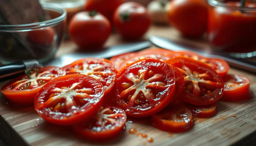 Tomatenaufbereitung