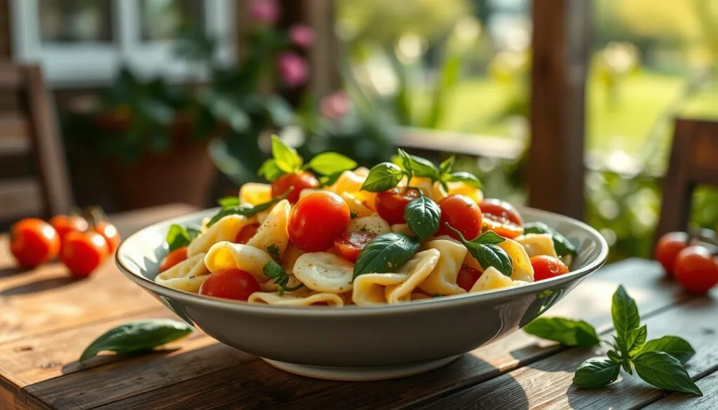 Tortellini Salat als Beilage