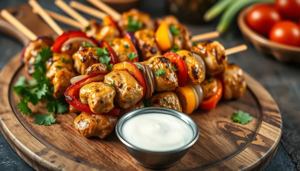 Türkische Hähnchenspieße